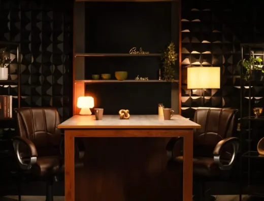 Podcast Studio in R.A Puram with office, desk setup