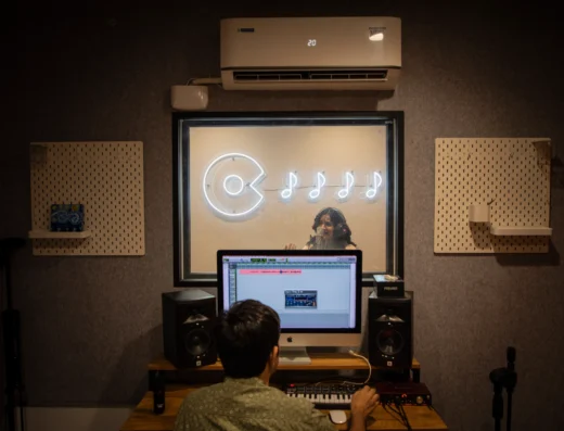 Recording Studio and Podcast Studio in Mylapore Chennai with soundproof studio