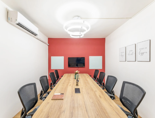 Meeting Room and Podcast Space in Teynampet Chennai for team discussions and interviews