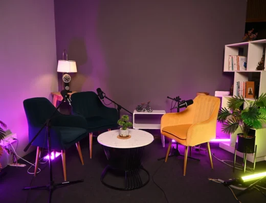 Podcast Studio in Brookefield Bangalore with multiple setups