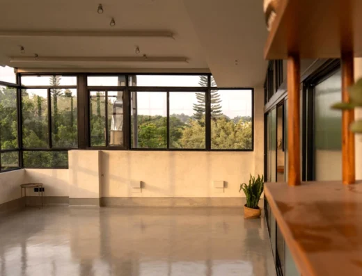 Workshop & Event Space in Indiranagar, Banaglore with daylight and serene view