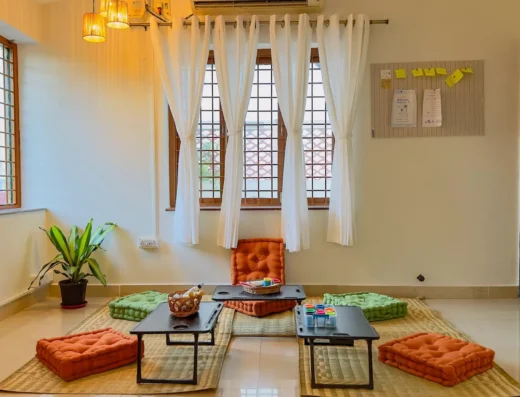 Workshop Space in Kottivakkam, Chennai for intimate group sessions.